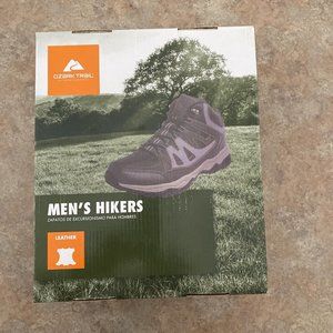 Ozark Trail Men's Hikers Leather Athletic Black Gray Size 7